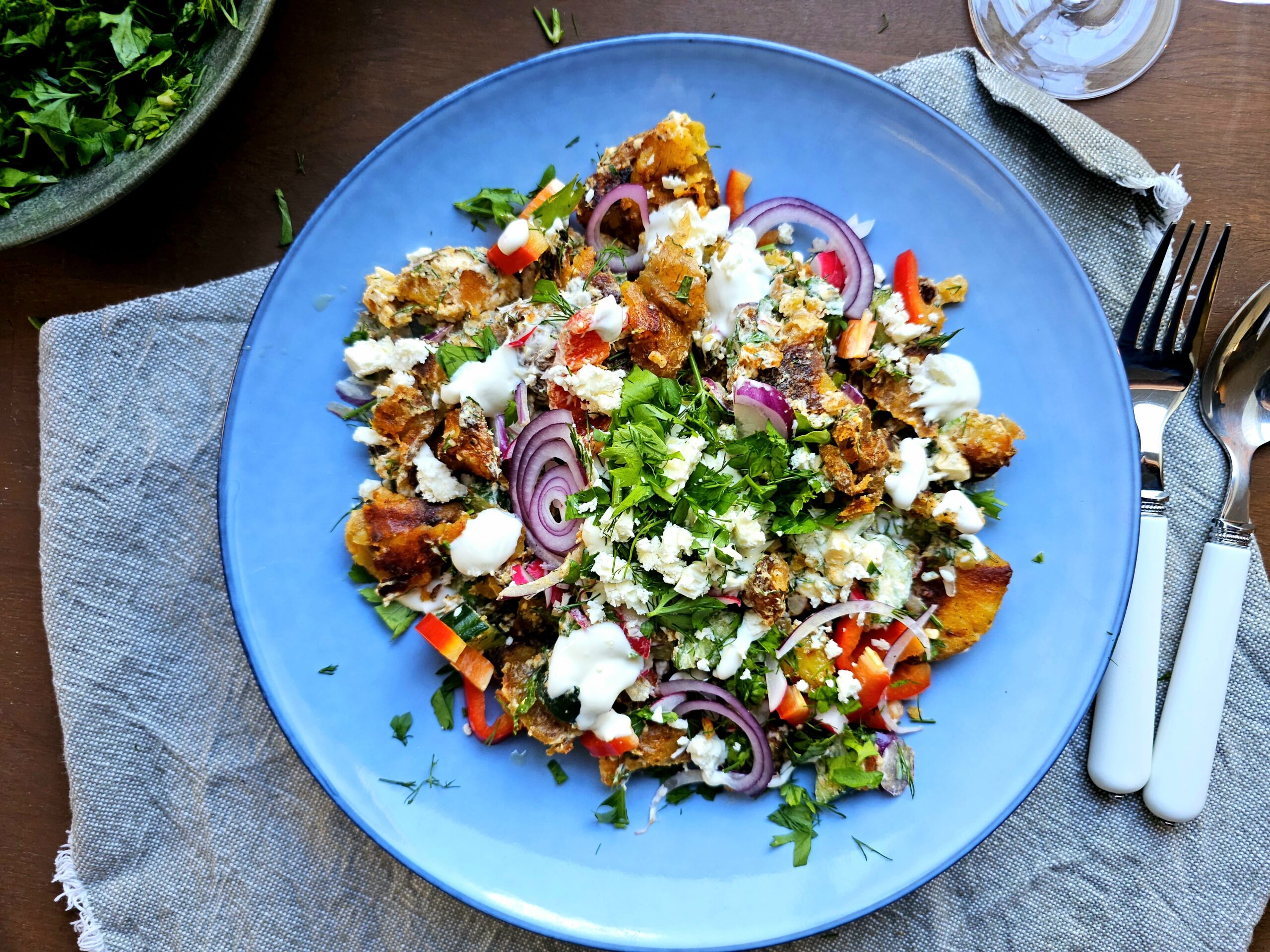 Smashed Potato Salat